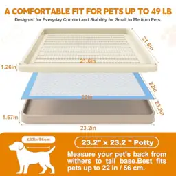Dog Potty Tray Fits 22… — Photo 2