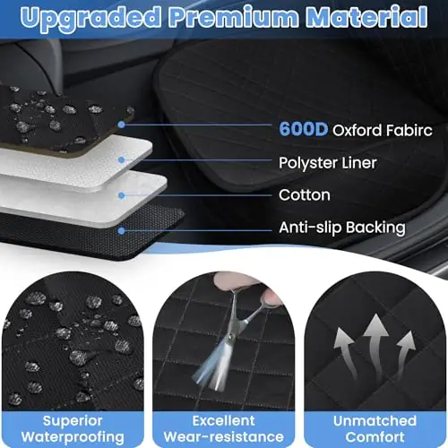 ELONGRIVER Dog Car Seat Covers,… — Photo 3