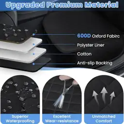 ELONGRIVER Dog Car Seat Covers,… — Photo 3