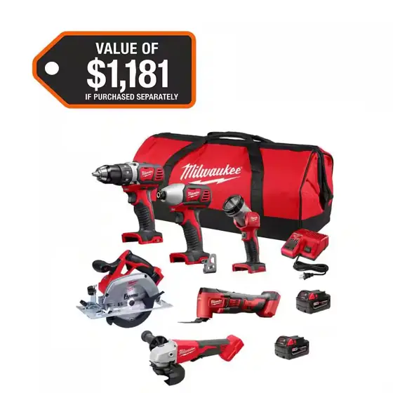 Milwaukee M18 18-Volt Cordless Combo… — Photo 1