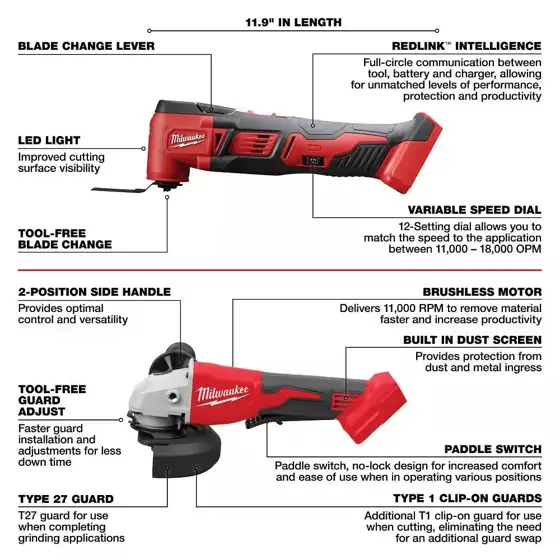 Milwaukee M18 18-Volt Cordless Combo… — Photo 4