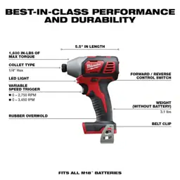 Milwaukee M18 Cordless Brushed 6… — Photo 4
