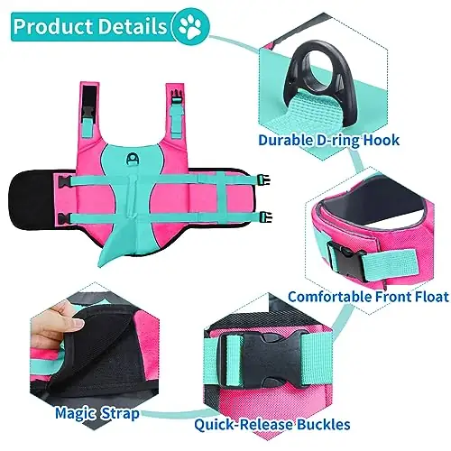 Malier Dog Life Jacket, Ripstop… — Photo 4