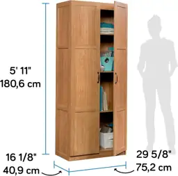 Sauder Select Storage Cabinet, Pantry/Kitchen/Bathroom… — Photo 3