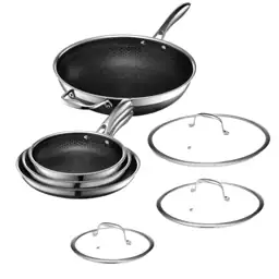 HexClad Hybrid Nonstick 7-Piece Pan… — Photo 1