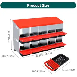 GarveeLife Chicken Nesting Box, 10-Compartment… — Photo 3