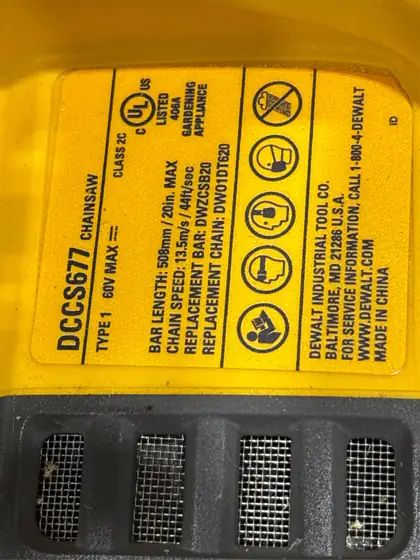 DEWALT 60V MAX DCCS677B 20… — Photo 8
