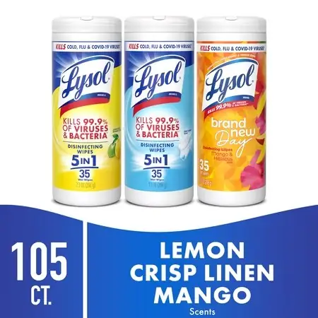 Lysol Disinfecting Wipes, Multi Surface,… — Photo 1