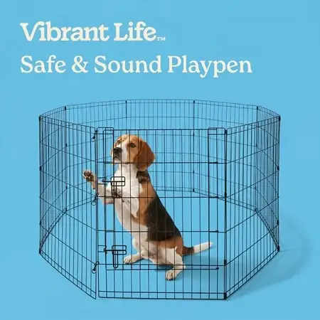 Vibrant Life 8-Panel Wire Playpen… — Photo 2