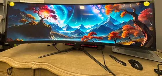 MSI 49" Curved OLED Display,… — Photo 7