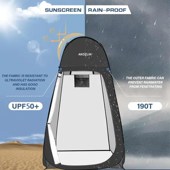 AKOZLIN Portable Pop Up Shower… — Photo 2