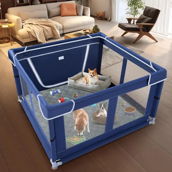 XVISHX 42x42 Inch Puppy Playpen… — Photo 3