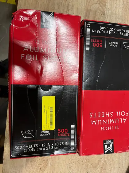 Member's Mark Foil Sheets, 12"… — Photo 6
